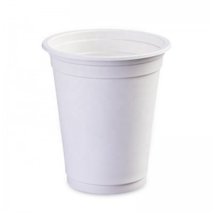 6озо 8озо 11озо, специално отпечатани еко- поносими чаши за кафе за еднократна употреба за царевично нишесте, биоразградими