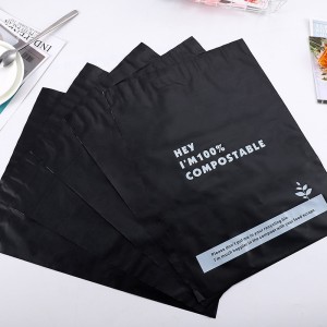 Потребителски дизайн Композитна пощенска чанта Еко Friendly Corngreage Mailer Bag Biodradable Express Bag